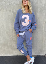 Load image into Gallery viewer, Hammill &amp; Co Sporty Fleecy Track Pant Denim Blue
