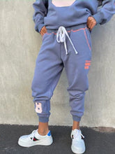 Load image into Gallery viewer, Hammill &amp; Co Sporty Fleecy Track Pant Denim Blue
