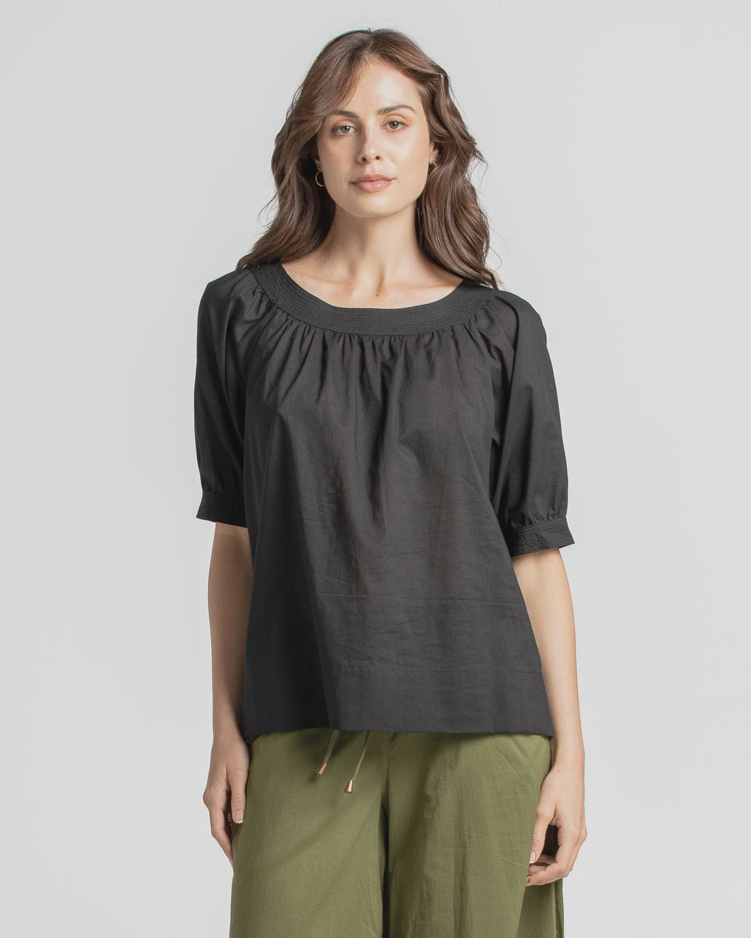 Boom Shankar Bliss Basic Top  Black