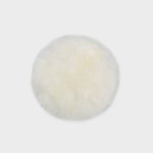 Load image into Gallery viewer, Fibre Longwool Sheepskin Seat Plate • Ivory
