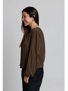 Stella + Gemma Hudson Blouse Dark Olive