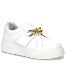 Load image into Gallery viewer, Gelato Enzo Shoe White with Gold Chain

