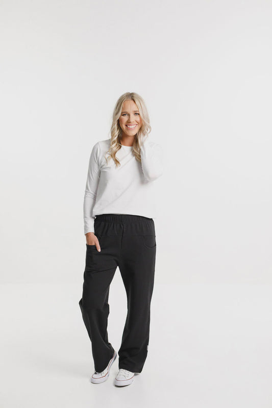 Homelee  Avenue Pants - Black with Matte Black X
