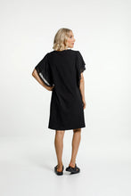 Load image into Gallery viewer, Home-Lee Lola Dress Black with Black Sleeves
