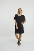 Load image into Gallery viewer, Home-Lee Lola Dress Black with Black Sleeves

