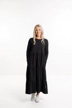 Load image into Gallery viewer, Home-Lee Long Sleeve Kendall Dress Black
