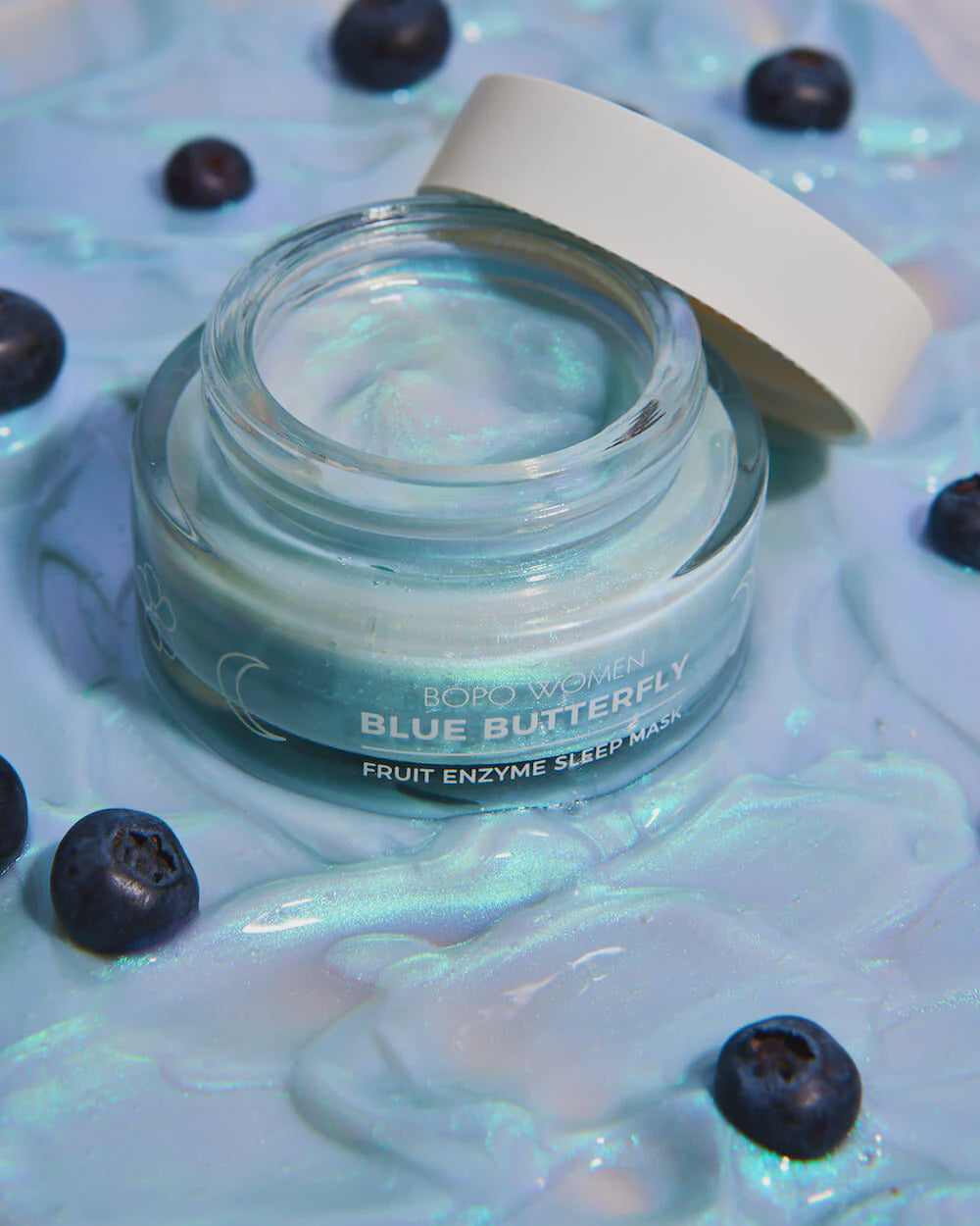 Bopo Blue Butterfly Sleep Mask