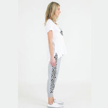 Load image into Gallery viewer, Sat &amp; Sun by 3rd Story Leopard Panel Jogger Grey Marle
