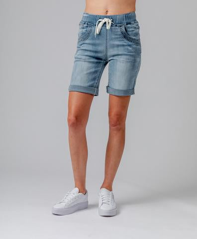 Moss Surie Jogger Short Denim