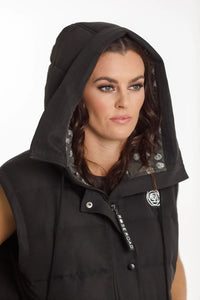 Rose Road Down Puffa Vest Black