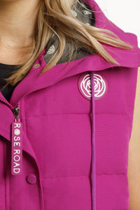 Rose Road Down Puffa Vest Ruby Rose