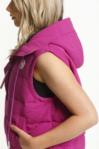 Rose Road Down Puffa Vest Ruby Rose