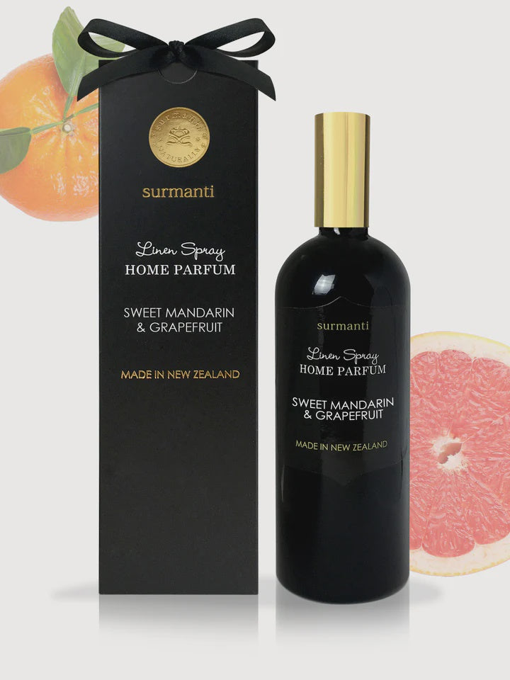 Surmanti Linen Spray Sweet Mandarin & Grapefruit