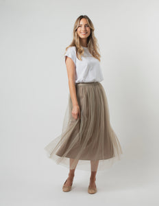 Stella + Gemma Tully Skirt Bone