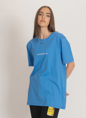 Federation Staple Tee Typo Marine