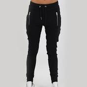 Federation Escape Trackies Black with Silver Zip