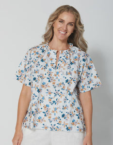 Stella + Gemma Pisa Shirt Birdcage Blue