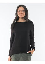 Load image into Gallery viewer, Foxwood  Piper Top Long Sleeve Black
