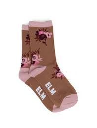 Elm Posy Floral Ankle Sock 2 Pack