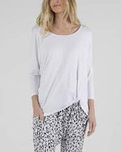 Load image into Gallery viewer, Betty Basics Atlanta 3/4 Sleeve Top White
