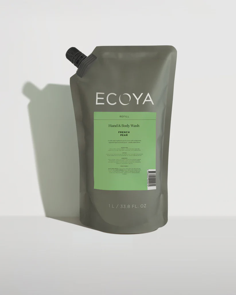 Ecoya Hand & Body Wash Refill French Pear