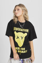 Load image into Gallery viewer, Federation Our Tee Animals Black
