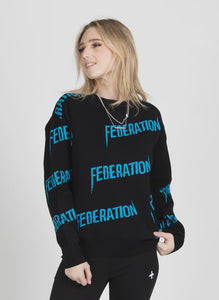 Federation Repetition Crew Black/Ocean