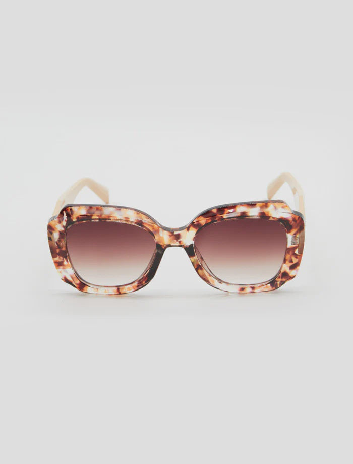 Stella + Gemma Sunglasses Sophia Cream/Leopard