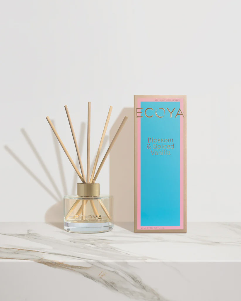 Ecoya Holiday Collection Mini Diffuser Blossom & Spiced Vanilla