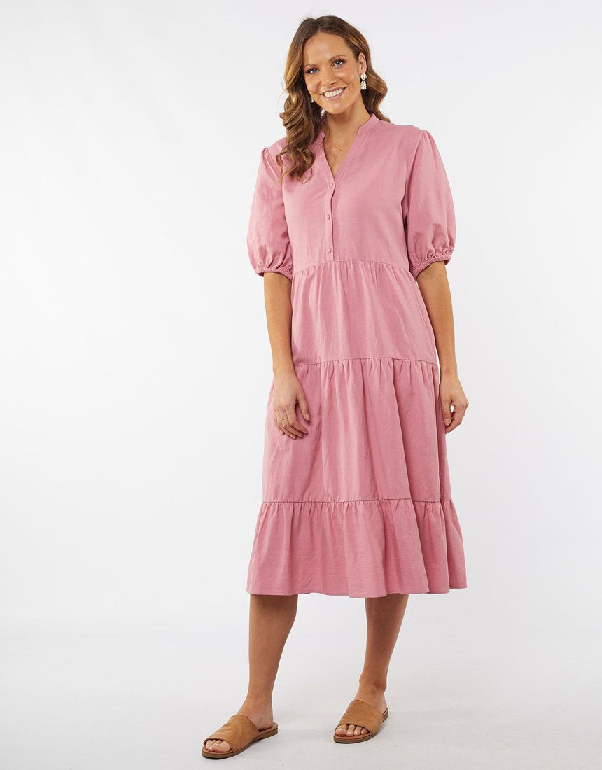 Elm Constance Tierred Dress Chateau Rose