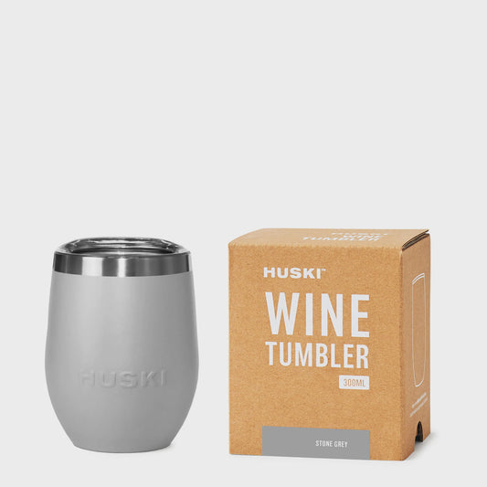 Huski Wine Tumbler Stone Grey