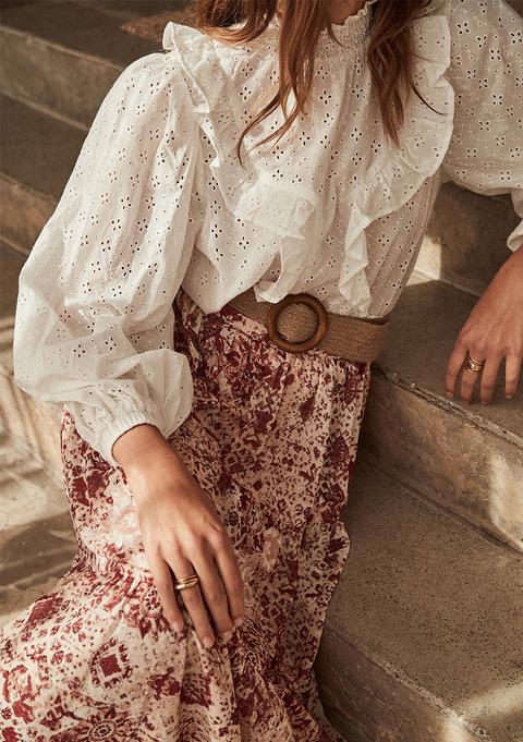 Wish The Label Chantel Blouse White